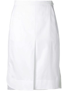 Jil Sander Navy юбка с разрезом спереди