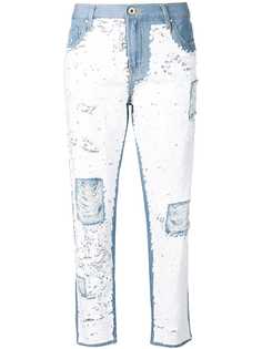 Dont Cry джинсы с эффектом потертости и пайетками