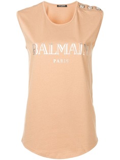 Balmain футболка с логотипом