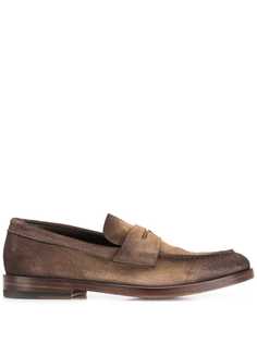 Santoni faded loafers