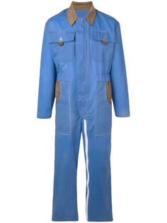 Mackintosh 0004 paneled zip detail boiler suit