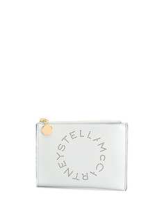 Stella McCartney клатч с перфорацией логотипа