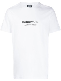 Andrea Crews logo print crew neck T-shirt