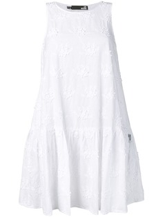 Love Moschino платье трапеция с вышивкой