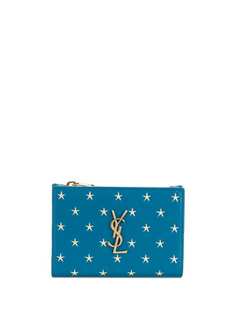 Saint Laurent кошелек с тиснением