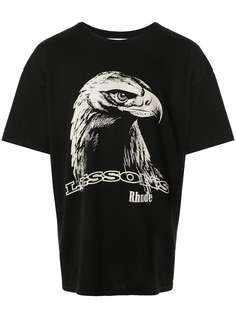Rhude Rhude x LESSONS print T-shirt