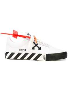 Off-White кеды с контрастным дизайном