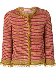 Twin-Set укороченный жакет в полоску