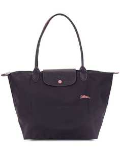 Longchamp сумка на плечо с вышитым логотипом