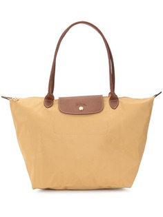 Longchamp сумка на плечо с тисненым логотипом