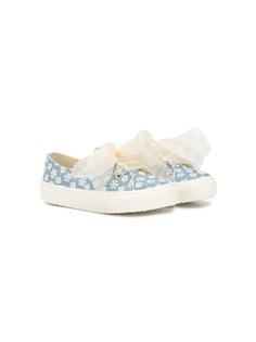 Pèpè floral ribbon lace sneakers