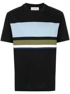 Cerruti 1881 striped panel T-shirt