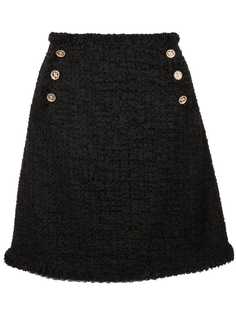 Edward Achour Paris short tweed skirt