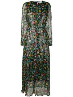 Essentiel Antwerp платье макси с цветочным узором и пайетками