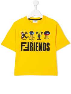 Fendi Kids футболка с принтом