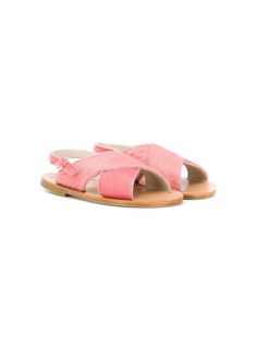 Pèpè crossover slip-on sandals