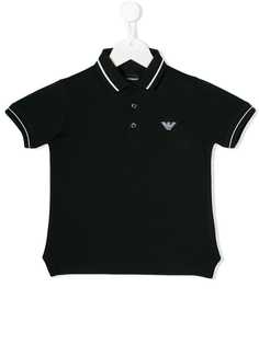 Emporio Armani Kids рубашка-поло с кантом