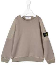 Stone Island Junior толстовка с нашивкой-логотипом