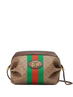 Gucci мини-сумка с узором GG и отделкой Web
