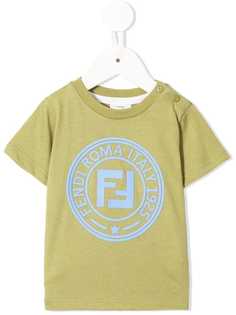 Fendi Kids классическая футболка с логотипом