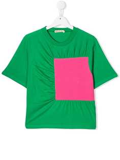 Marni Kids TEEN colour block T-shirt