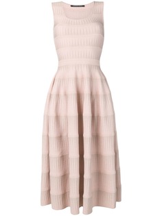 Antonino Valenti расклешенное трикотажное платье миди