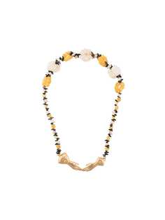 Heimat Atlantica embossed hands necklace