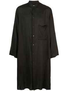 Yohji Yamamoto удлиненная рубашка