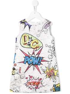 Dolce & Gabbana Kids платье с логотипом