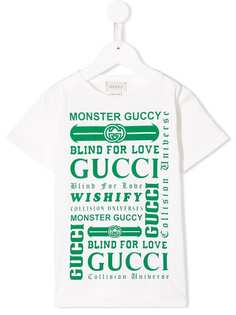 Gucci Kids футболка с логотипом