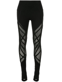 Alo Yoga sheer panel yoga leggings