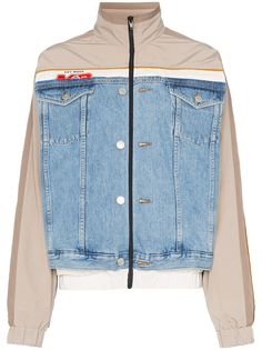 Martine Rose джинсовая куртка с контрастными вставками