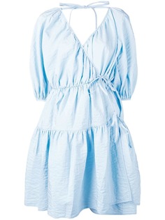 Cecilie Bahnsen puff sleeve wrap dress