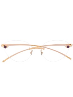Pomellato Eyewear очки с линзами формы кошачий глаз