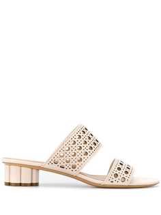 Salvatore Ferragamo босоножки с открытым носком