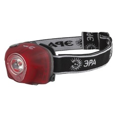 Налобный фонарь ЭРА G3W, красный , 3Вт ERA