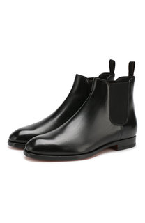 Кожаные челси Santoni