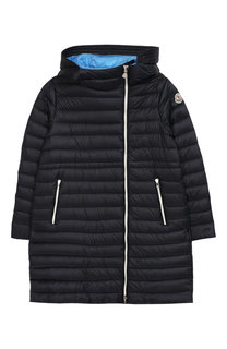 Пуховое пальто с капюшоном Moncler Enfant