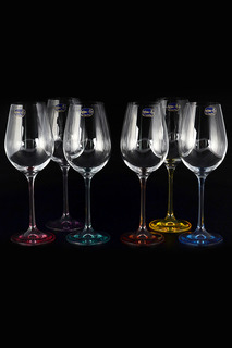 Набор бокалов для вина 250 мл Bohemia Crystall