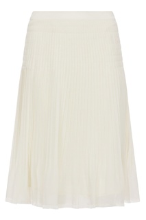 Белая юбка с плиссировкой Claudie Pierlot