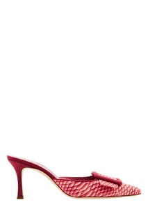 Розовые мюли Maysalebi 70 Manolo Blahnik
