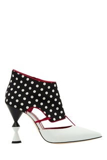 Ботильоны Palmirys в горошек Manolo Blahnik