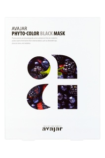 Avajar Phyto-Color Black Mask- 1 уп. 10 шт.