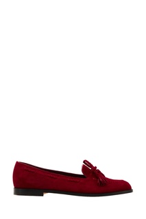 Красные лоферы Erica Manolo Blahnik