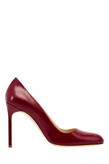 Бордовые лакированные туфли BBR 105 Manolo Blahnik