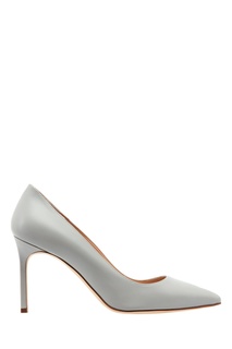 Серые туфли из кожи BB 90 Manolo Blahnik
