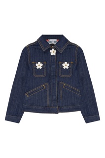 Синяя джинсовая куртка с отделкой Little Marc Jacobs