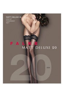 Чулки черные Matt Deluxe 20 Falke