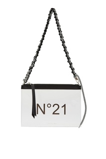 Прозрачная сумка с черным логотипом No21