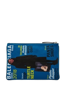 Плоская сумка с двухсторонним дизайном Balenciaga
